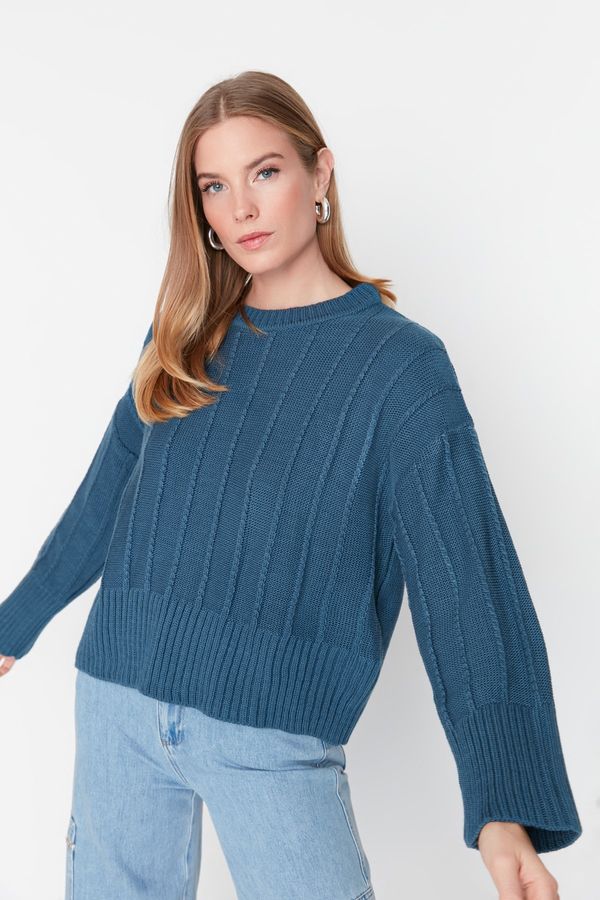 Trendyol Trendyol Oil Oversize Knitwear Sweater