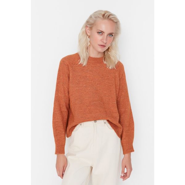 Trendyol Trendyol Orange Crew Neck Knitwear Sweater