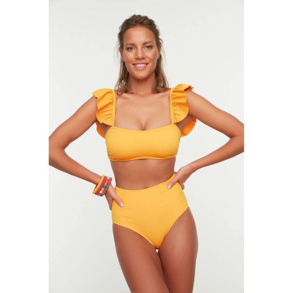 Trendyol Trendyol Orange High Waist Bikini Set