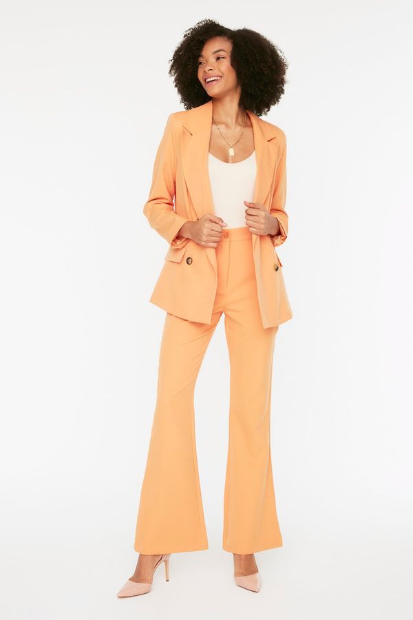 Trendyol Trendyol Orange Straight Pants