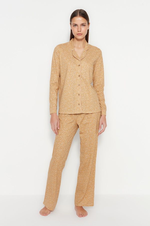 Trendyol Trendyol Pajama Set - Beige - Animal print