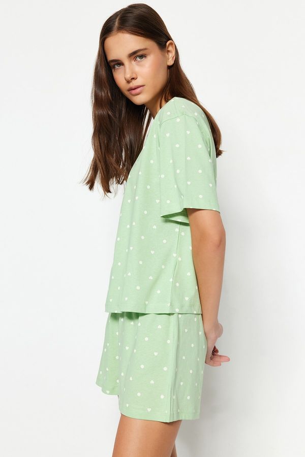 Trendyol Trendyol Pajama Set - Blue - Polka dot