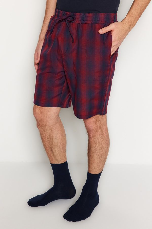 Trendyol Trendyol Pajama Set - Burgundy - Plaid