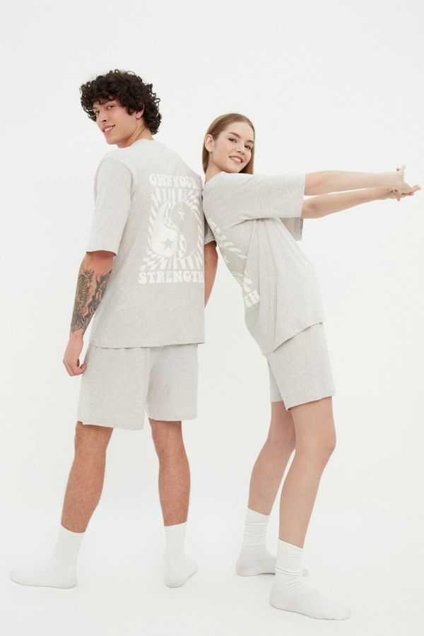 Trendyol Trendyol Pajama Set - Gray - Graphic