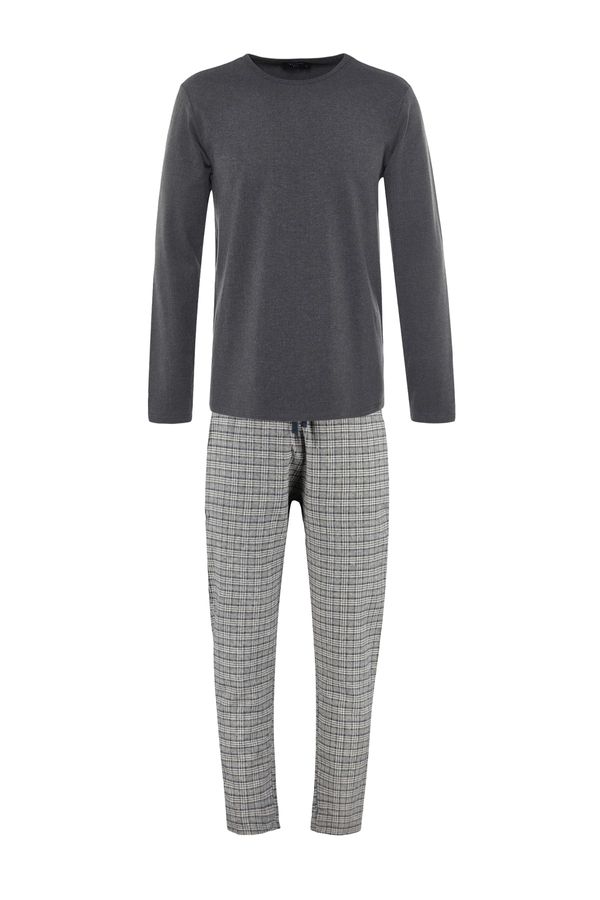 Trendyol Trendyol Pajama Set - Gray - Plaid