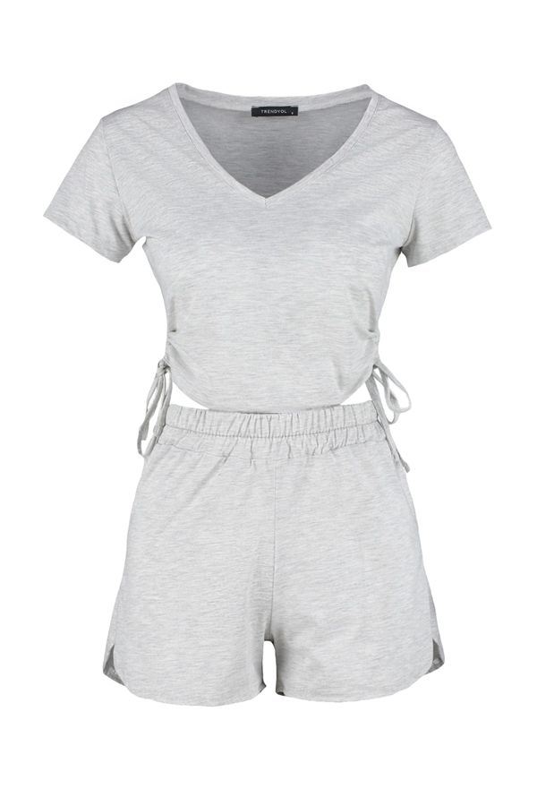 Trendyol Trendyol Pajama Set - Gray - Plain