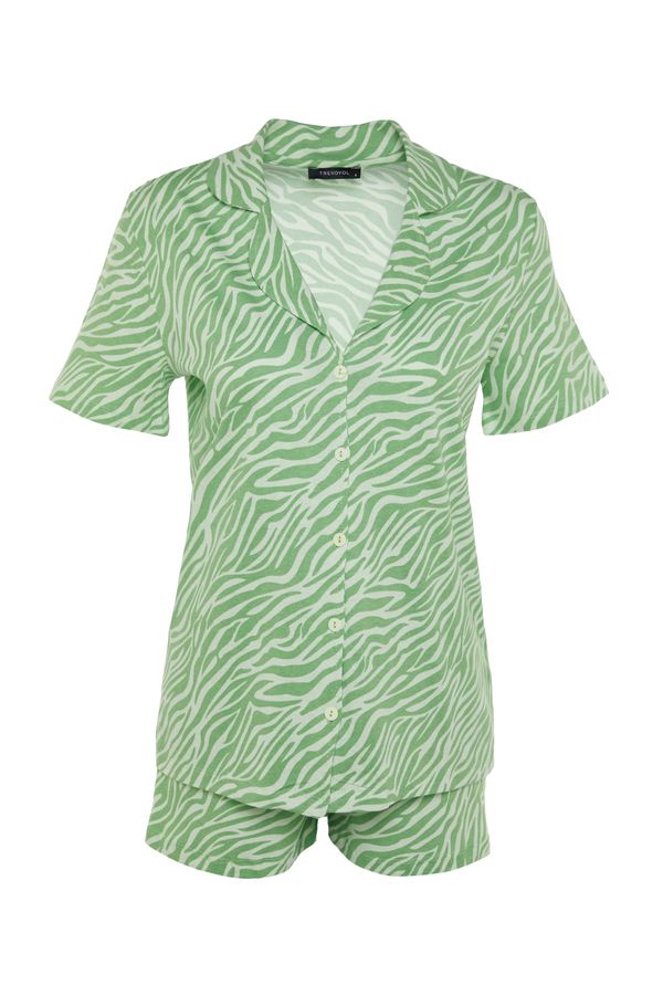 Trendyol Trendyol Pajama Set - Green - Graphic