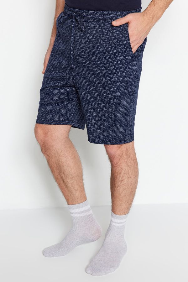 Trendyol Trendyol Pajama Set - Navy blue - Geometric pattern