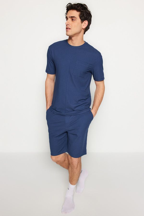 Trendyol Trendyol Pajama Set - Navy blue - Plain