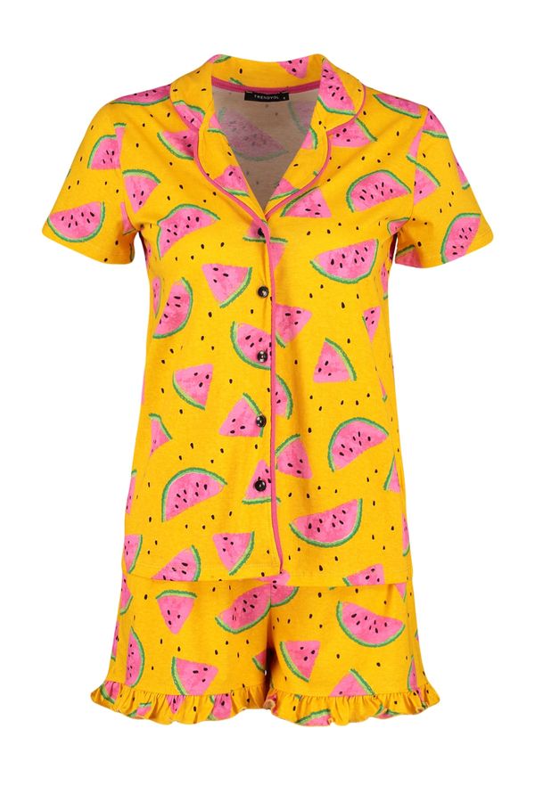 Trendyol Trendyol Pajama Set - Orange - Graphic