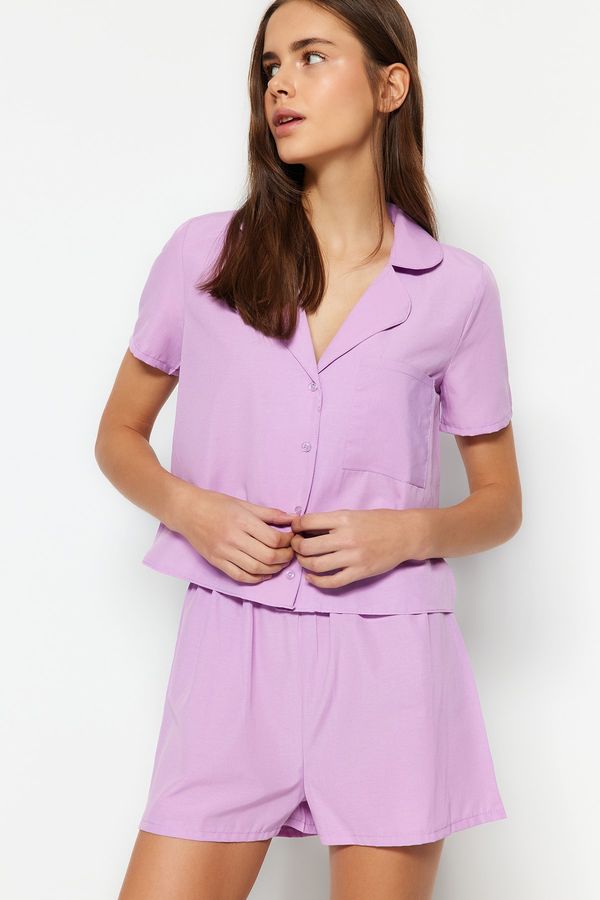 Trendyol Trendyol Pajama Set - Pink - Plain