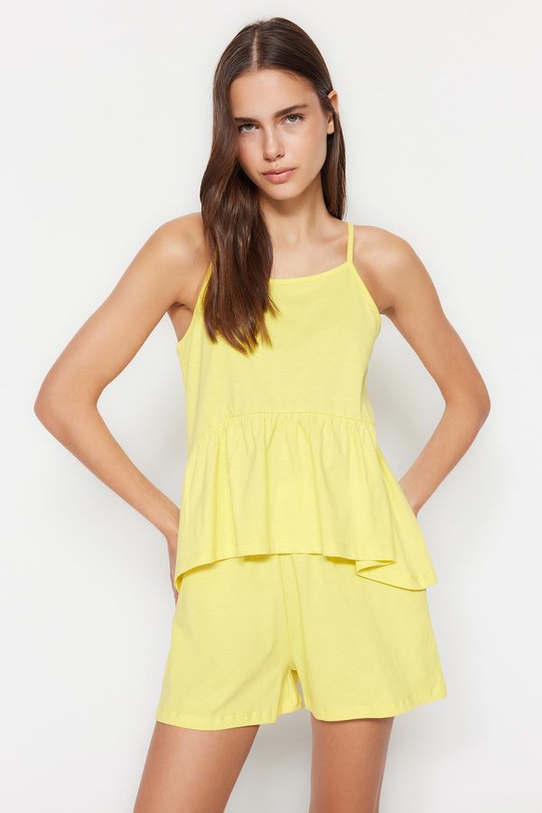 Trendyol Trendyol Pajama Set - Yellow - Plain