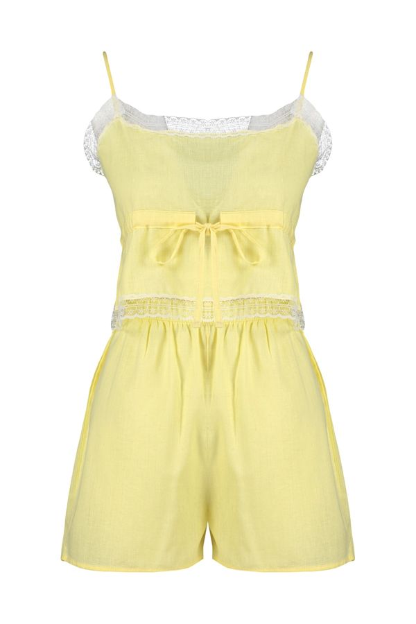 Trendyol Trendyol Pajama Set - Yellow - Plain