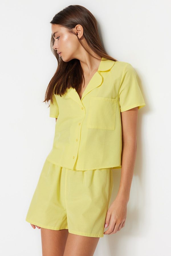 Trendyol Trendyol Pajama Set - Yellow - Plain