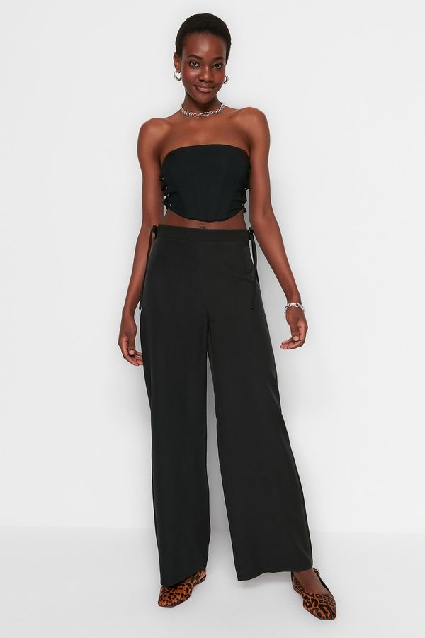 Trendyol Trendyol Pants - Black - Wide leg