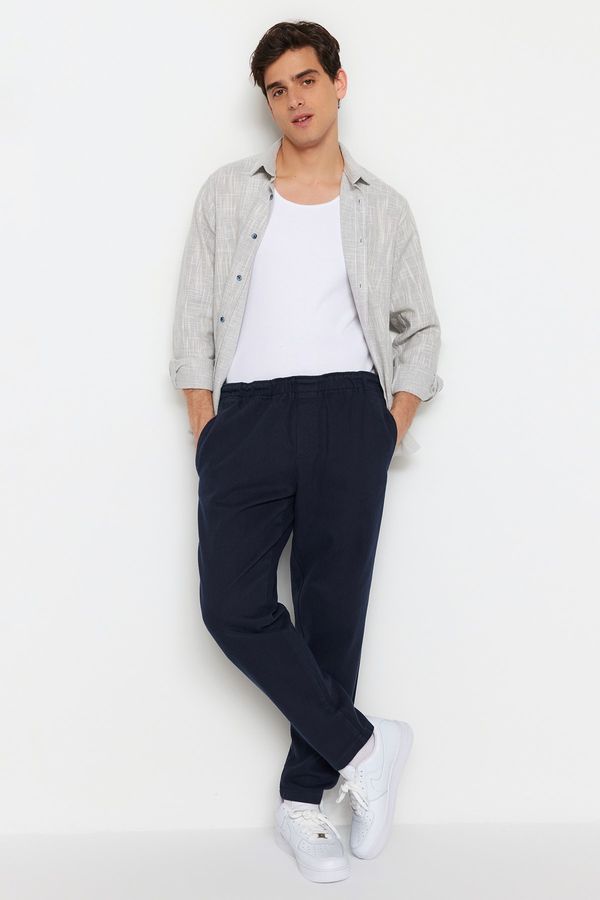 Trendyol Trendyol Pants - Navy blue - Joggers