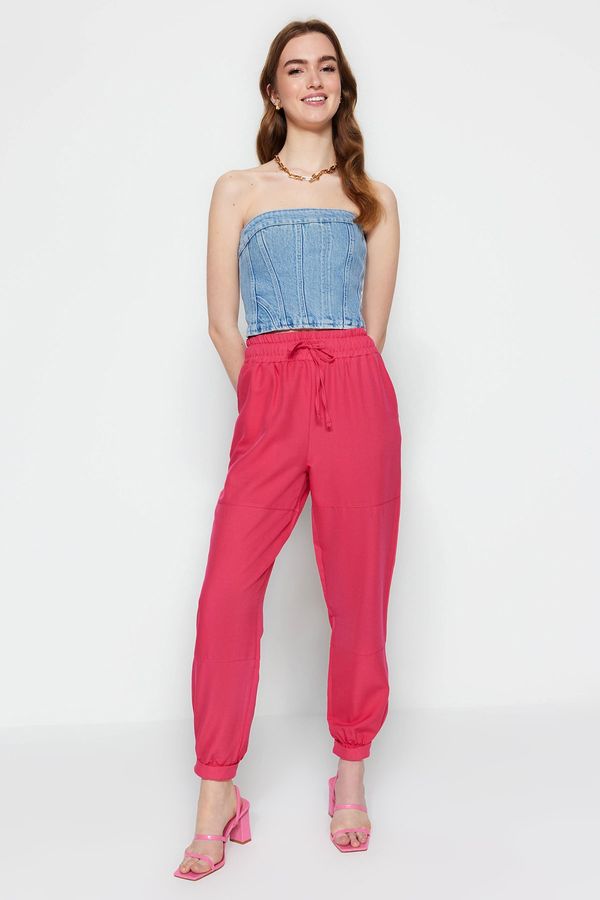 Trendyol Trendyol Pants - Pink - Carrot pants