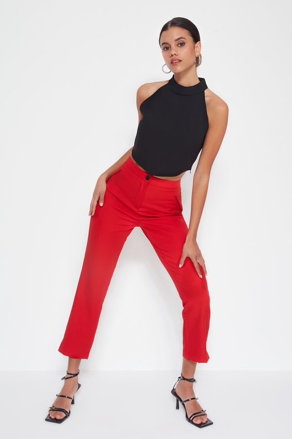 Trendyol Trendyol Pants - Red - Cigarette pants