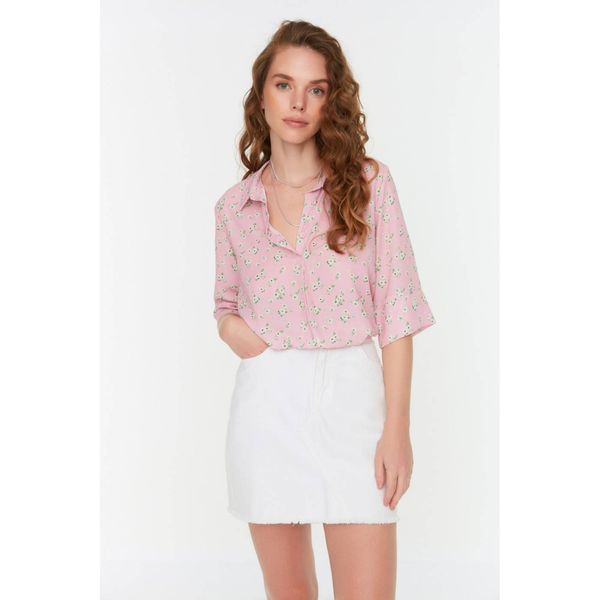 Trendyol Trendyol Pink Buttoned Blouse