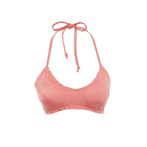 Trendyol Trendyol Pink Frill Detailed Bikini Top