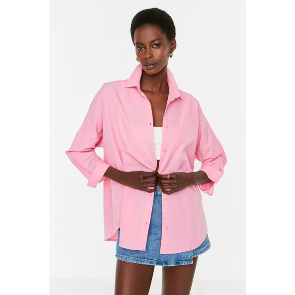 Trendyol Trendyol Pink Oversize Shirt