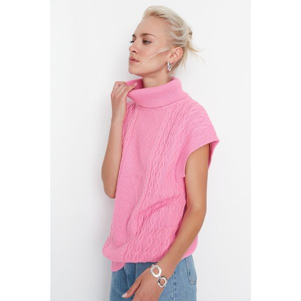 Trendyol Trendyol Pink Turtleneck Knitwear Sweater