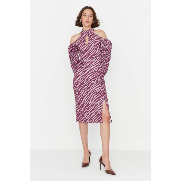 Trendyol Trendyol Plum Cut Out Detailed Dress