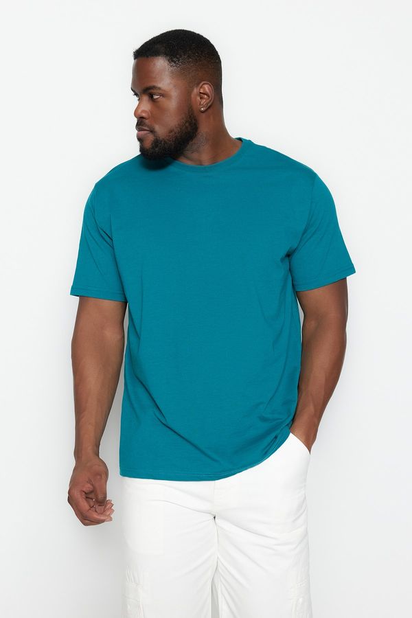 Trendyol Trendyol Plus Size T-Shirt - Green - Regular