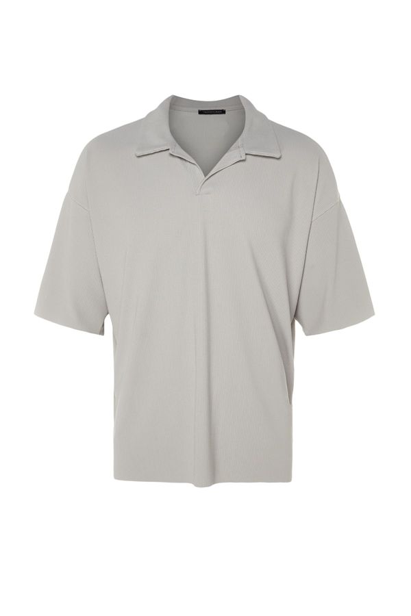 Trendyol Trendyol Polo T-shirt - Gray - Regular fit