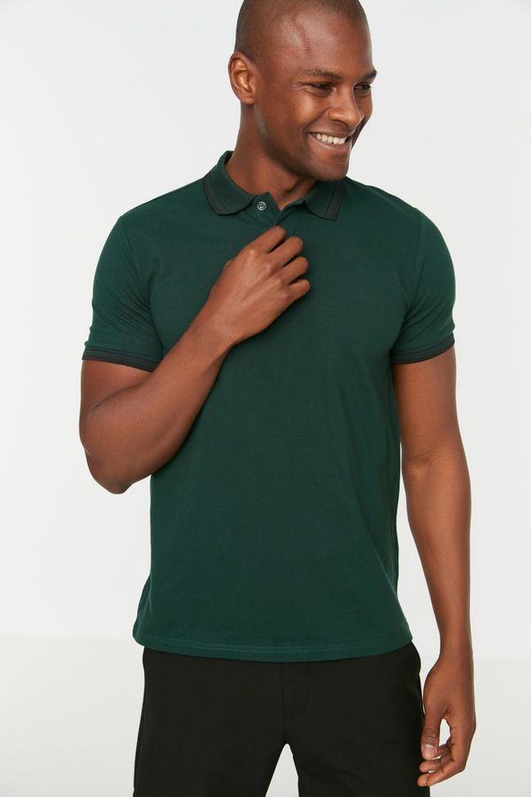 Trendyol Trendyol Polo T-shirt - Green - Slim