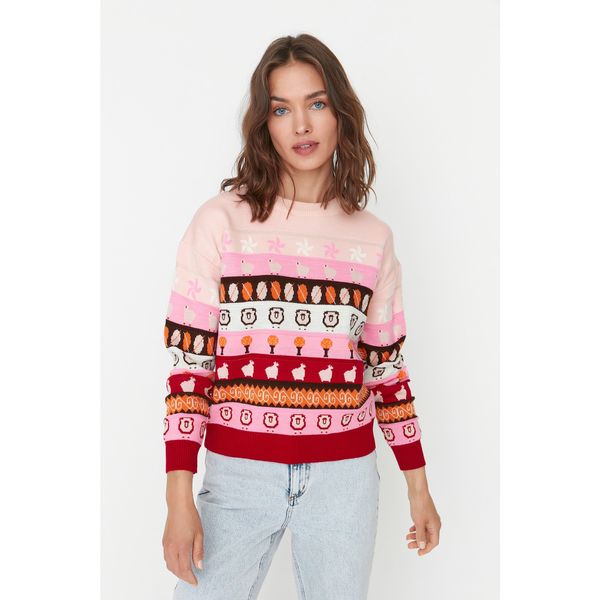 Trendyol Trendyol Powder Jacquard Knitwear Sweater