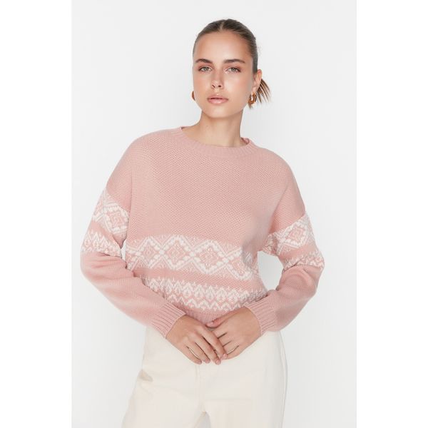 Trendyol Trendyol Powder Jacquard Knitwear Sweater