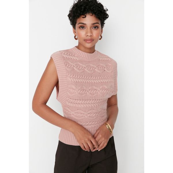 Trendyol Trendyol Powder Knitted Detailed Knitwear Sweater