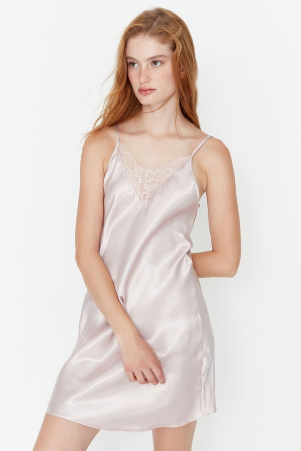 Trendyol Trendyol Powder Satin Nightgown