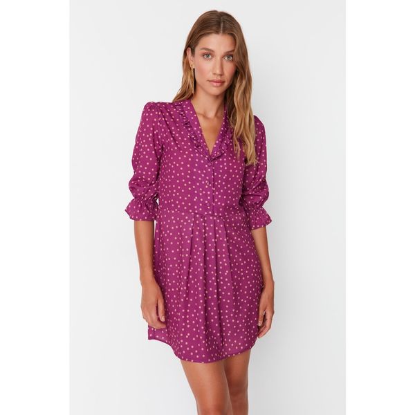 Trendyol Trendyol Purple Polka Dot Dress