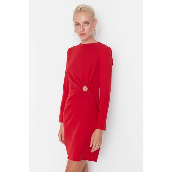 Trendyol Trendyol Red Accessory Detailed Dress