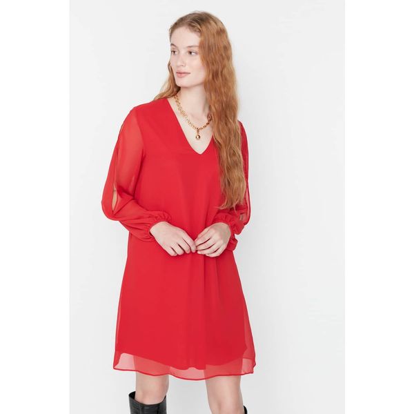 Trendyol Trendyol Red Chiffon Dress