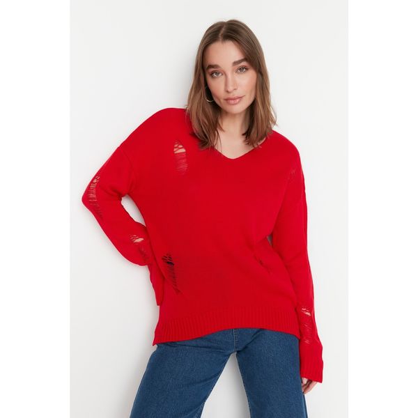 Trendyol Trendyol Red Knitwear Sweater