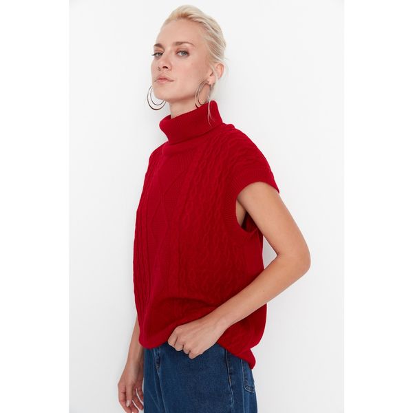 Trendyol Trendyol Red Turtleneck Knitwear Sweater