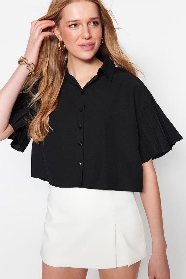 Trendyol Trendyol Shirt - Black - Regular fit