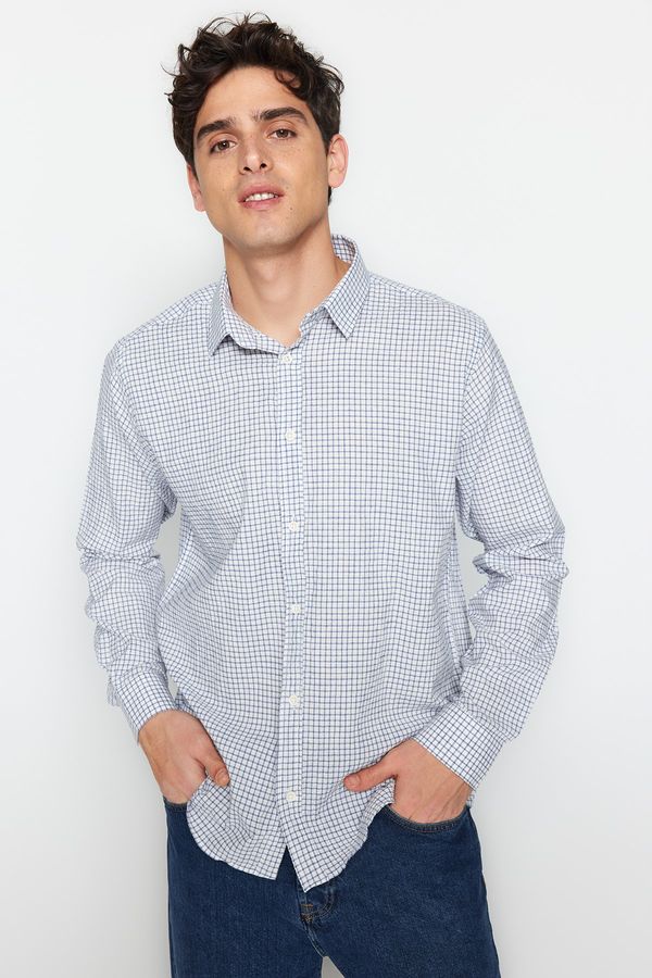 Trendyol Trendyol Shirt - Blue - Regular fit