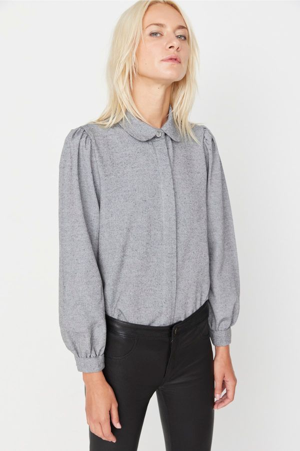 Trendyol Trendyol Shirt - Gray - Regular fit