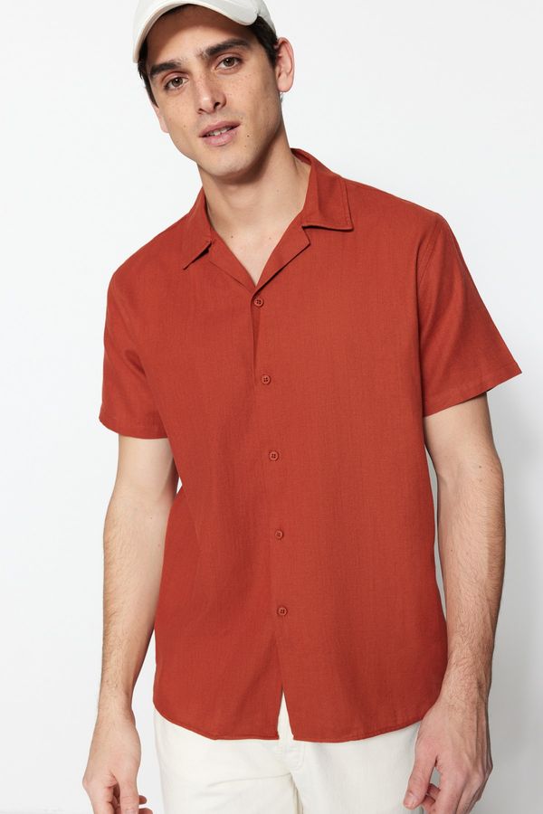 Trendyol Trendyol Shirt - Red - Relaxed fit