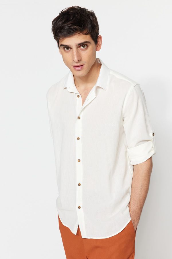 Trendyol Trendyol Shirt - White - Regular fit
