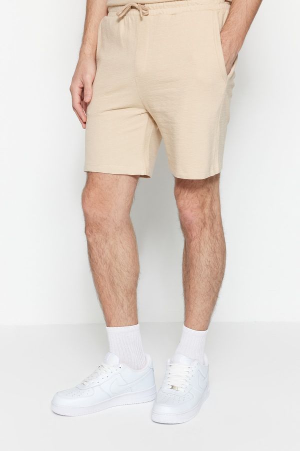 Trendyol Trendyol Shorts - Beige - Normal Waist