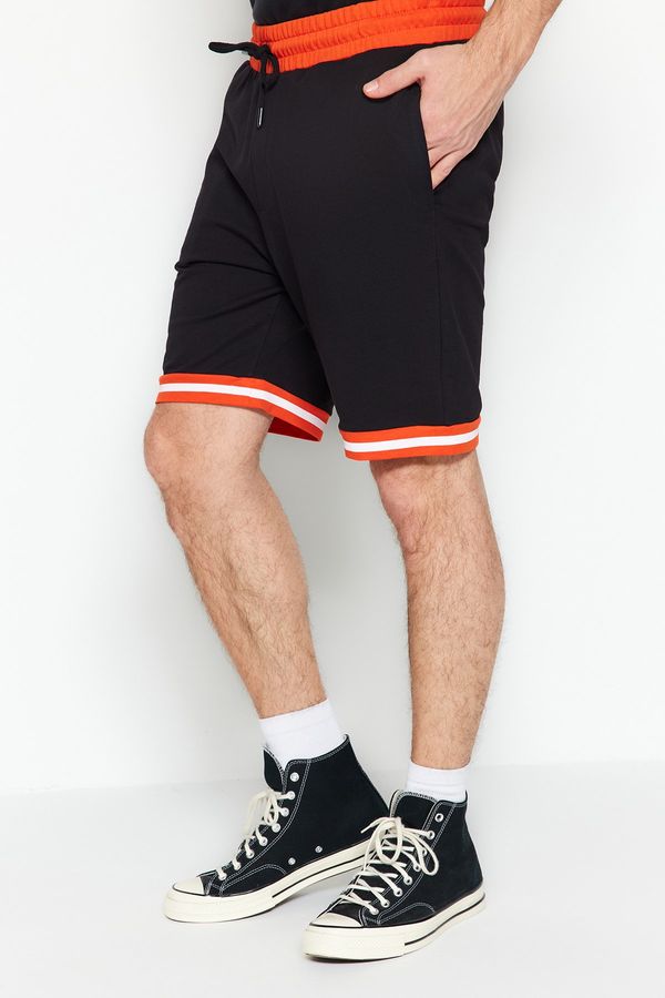 Trendyol Trendyol Shorts - Black - Normal Waist