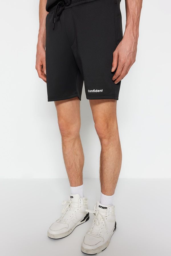 Trendyol Trendyol Shorts - Black - Normal Waist