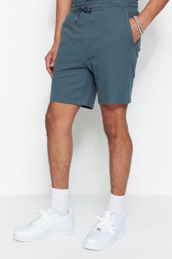 Trendyol Trendyol Shorts - Blue - Normal Waist