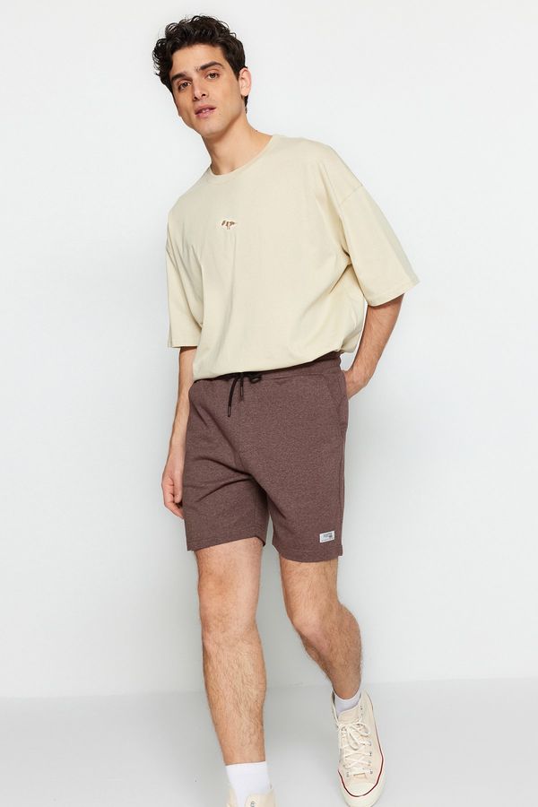 Trendyol Trendyol Shorts - Brown - Normal Waist