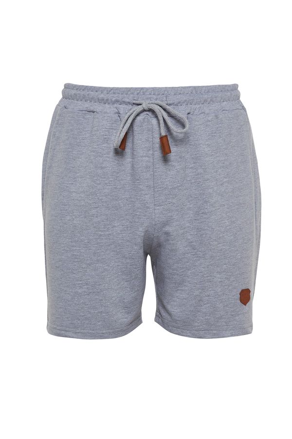 Trendyol Trendyol Shorts - Gray - Normal Waist